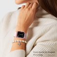 thumbnail image 5 of 2-Pack Bling Compatible for Apple Watch Cases 40mm SE 2022 Series 6 5 4, Protective Bumper for iWatch SE Series 4/5/6 (40mm, Pink/Clear), 5 of 5