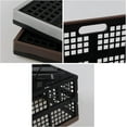 thumbnail image 3 of Cand 4 Pack Large Collapsible Crate for Storage, 42 Liter Plastic Folding Crate Box Bin, 3 of 7