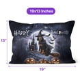 thumbnail image 4 of Happy Halloween Bloodhound Witch Pumpkins Bats Pillow Cushion Double Sided Dog Lover Throw Pillow - 13012, 4 of 4