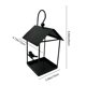 thumbnail image 3 of Comedero para pájaros de hierro forjado | Comedero colgante para pájaros | Decoración de jardín exterior con bandeja de malla inoxidable | Atrae aves silvestres para patios y jardines, 3 of 6