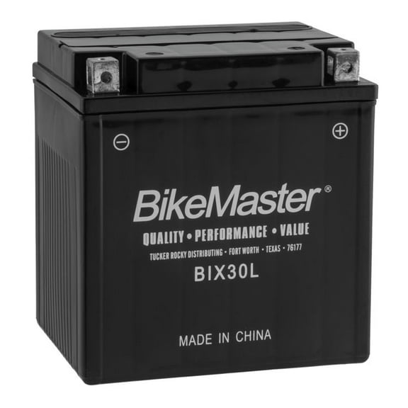BikeMaster Maintenance Free Battery BIX30L-BS for Polaris Ranger 500 6x6 1998-2013