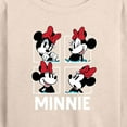 thumbnail image 3 of Mickey & Friends - Minnie Grid - Women's Lightweight French Terry Long Sleeve Shirt, 3 of 5