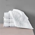 thumbnail image 2 of Hawmam Linen Luxury White Wash Cloths - Set of 4 Thick 13' x 13' Hotel Quality, Turkish Cotton, Plush and Absorbent Wash Towels Quick-Dry, Low Lint Ideal for Bathroom, Kitchen, Airbnb, College Dorm, 2 of 7