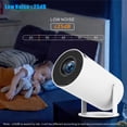 thumbnail image 4 of Miniproyector HY300PRO para dormitorio con resolución de 1280 x 720P y sistema Android 11.0 integrado, 4 of 8