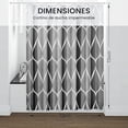 thumbnail image 2 of Cortinas para Baño SEASKY 180X180CM Impermeable Antihongos Antibacteriano Gris, 2 of 3