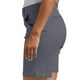thumbnail image 4 of Pantalones cortos elásticos de cintura alta con bolsillos para mujer - Ropa informal elegante para el trabajo, poliéster, tallas 4-12 EE. UU., tallas grandes disponibles, 4 of 8