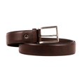 thumbnail image 4 of 39-40  Affilare Men's Genuine Italian Leather Dress Belt  35mm Brown 12EX35BR, 4 of 5