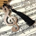 thumbnail image 2 of Music Note Alloy Bookmark Novelty Ducument Book Marker Label Stationery Stationery Cards And Envelopes Set Men, 2 of 5