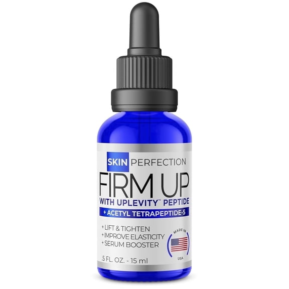 Skin Perfection Uplevity Peptide Serum Booster, Acetyl Tetrapeptide-2 DIY Add-In, 0.5 oz