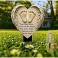 thumbnail image 2 of SLYNSHome Garden Stake Graves Cemetery Decorations Memorial Graveyard Commemorative Plaque for Dad Mom Remembrance Plaque Stake Sympathy Graveside Decor Sign for Outdoor, 2 of 7
