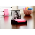 Postit Note Holder with Photo Frame, Black, Black