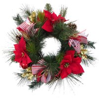 Poinsettia Christmas Wreath