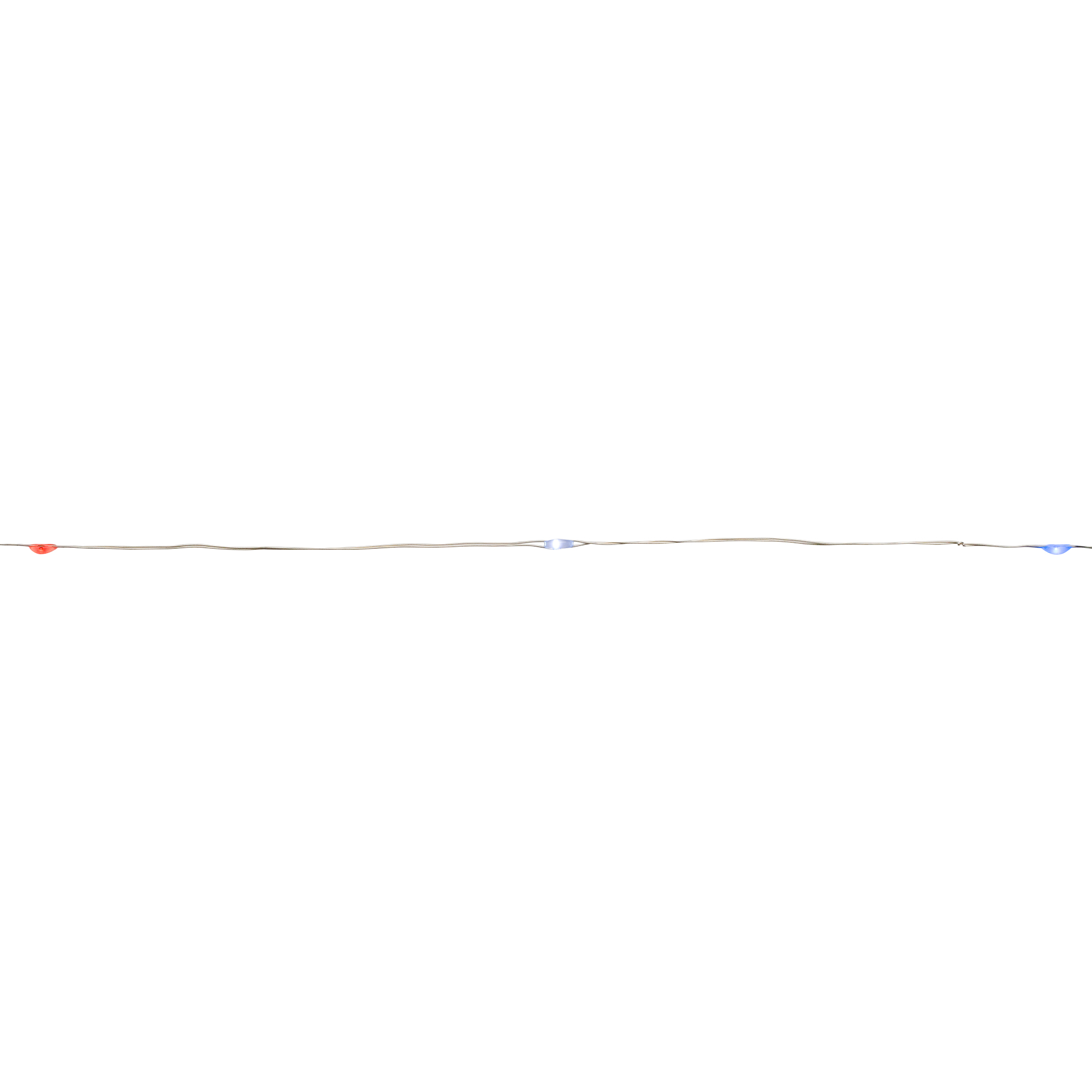 Northlight Patriotic LED Micro Fairy Lights - 17' - Red, White and Blue - Copper Wire - 50ct