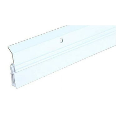 White Heavy Duty Triple Seal Door Sweep USA Made (3 FT Long)