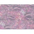thumbnail image 2 of Zelouf Tropical Leaf Print On Mjc W/allover Trans  , Sewing, DIY, Crafts Fabric by the Yard, Fuchsia/pink, 1 Yard, 2 of 2
