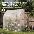 thumbnail image 6 of GENTINGBRO Walk-in Tunnel Greenhouse, Portable Heavy Duty Plant Hot House, UV Protected Outdoor Gardening Green House for Backyard, Patio to Grow Vegetables, Flowers, Herbs, 6 of 8