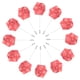 thumbnail image 1 of Uxcell 12-Pack Insignias de Flor para Hombres, Boutonnieres de Rosa para Bodas/Bailes/Fiestas [Rojo Sandía], 1 of 7