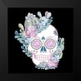 thumbnail image 2 of Bailey, Ann 15x15 Black Modern Framed Museum Art Print Titled - Succulent Skull, 2 of 5