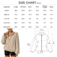 thumbnail image 4 of SUNBS Womens Fleece Jackets Zip Up Oversized Sweatshirts Winter Clothes Long Sleeve Sherpa Fall Outfits Fashion, 4 of 9