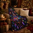 thumbnail image 3 of Lotus Star Altar with Crystals, Magical Celestial Style for Mystic Art Lovers, Rainbow Night Shrine and Housewarming Gift, Cozy Flannel Blanket for Bedroom and Meditation Room, Fantasy Home Decor, 3 of 9