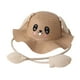 thumbnail image 5 of Sombrero de paja,Sombreros de Gorras con orejas Ventana que en movimiento,Sombrero protector solar para mujer Gorras de de paja de ala ancha,Sombrero de paja, 5 of 8