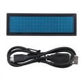 5X Programmable LED Digital Scrolling Message Name Tag Id Badge(11X44
