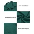 thumbnail image 6 of COOFANDY Mens Long Sleeve Button Down Shirts Wrinkle Free Shirts Silm Fit Fall Shirts Pocket, 6 of 6