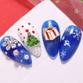 thumbnail image 5 of UDIYO Nail Ornament Creative Shape Vivid Color Shiny Visual Effect Easy to Apply Wide Application Decorative Alloy Colorful Xmas Style DIY Nail Art Decoration Nail Supplies, 5 of 7