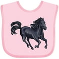 thumbnail image 3 of Inktastic Beautiful Galloping Black Horse Boys or Girls Baby Bib, 3 of 4