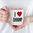 thumbnail image 3 of CafePress - I LOVE SHRIMP Mug - 11 oz Ceramic Mug - Novelty Coffee Tea Cup, 3 of 3