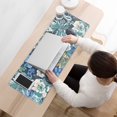 thumbnail image 3 of Long Mouse Pads for Desk,Pioneer Flower Floral Print Pattern Desk Mats on Top Of Desks, Desk Mouse Pad Extra Large with 3mm Non-Slip Base and Stitched Edge for Gaming,Office,Work,Home 31.5"x11.8", 3 of 6