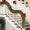 thumbnail image 3 of 9FT Cedar Garland for Fireplace - Artificial Christmas Garland Thick and Lush Realistic Faux Cedar Fake Pine Needles Garland for Table,Window,Stairs,Mante,Indoor Outdoor Decor (1PCS), 3 of 4