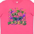 thumbnail image 4 of Inktastic Mardi Gras Masks and Beads Youth T-Shirt, 4 of 5