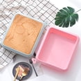 thumbnail image 5 of Non-Stick Silicone Rectangular Cake Baking Pan, Heat-Resistant Baking Ware for Brownies, Bread, DIY Cakes, and Kitchen Cake Making Tools, Easy Clean Cake Mold, 5 of 8
