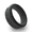 Black, variant on ENTP Personality Types Beveled Silicone Ring for Men Women Wedding Band
