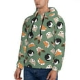 thumbnail image 2 of Hoodies for Men - Animal Heads Long Sleeve Comfrt Men'S Fashion Hoodies & Sweatshirts, Sweatshirts for Men Hoodies Pullover Clothing Clothes with Pouch, 2 of 7