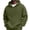 07#Army Green, variant on Men's Active Hoodies Fleece Lined Sweatshirts Casual Athletic Workout Pullover With Kangaroo Pocket