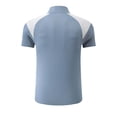 thumbnail image 4 of asjyhkr Mens T Shirts Mock Neck 1/4 Zip Athletic Workout Running Bike Basic Tshirts Summer Gym Tops, 4 of 4