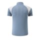 thumbnail image 4 of Tops para hombre, blusas y camisas de cuello redondo y manga corta para hombre, camiseta de manga corta de goma sin costuras de secado rápido de color liso de seda de hielo para hombre, camiseta de ve, 4 of 4
