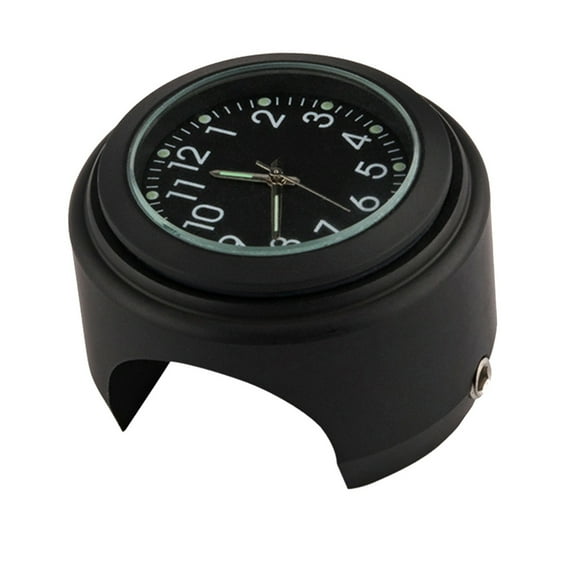 Universal Motorcycle Handlebar Meter  Thermometer Waterproof Replacement For Motorcycles  22mm-25.4mm7/8 ''- 1'' Handlebars Silver Shell White  Dial Thermometer