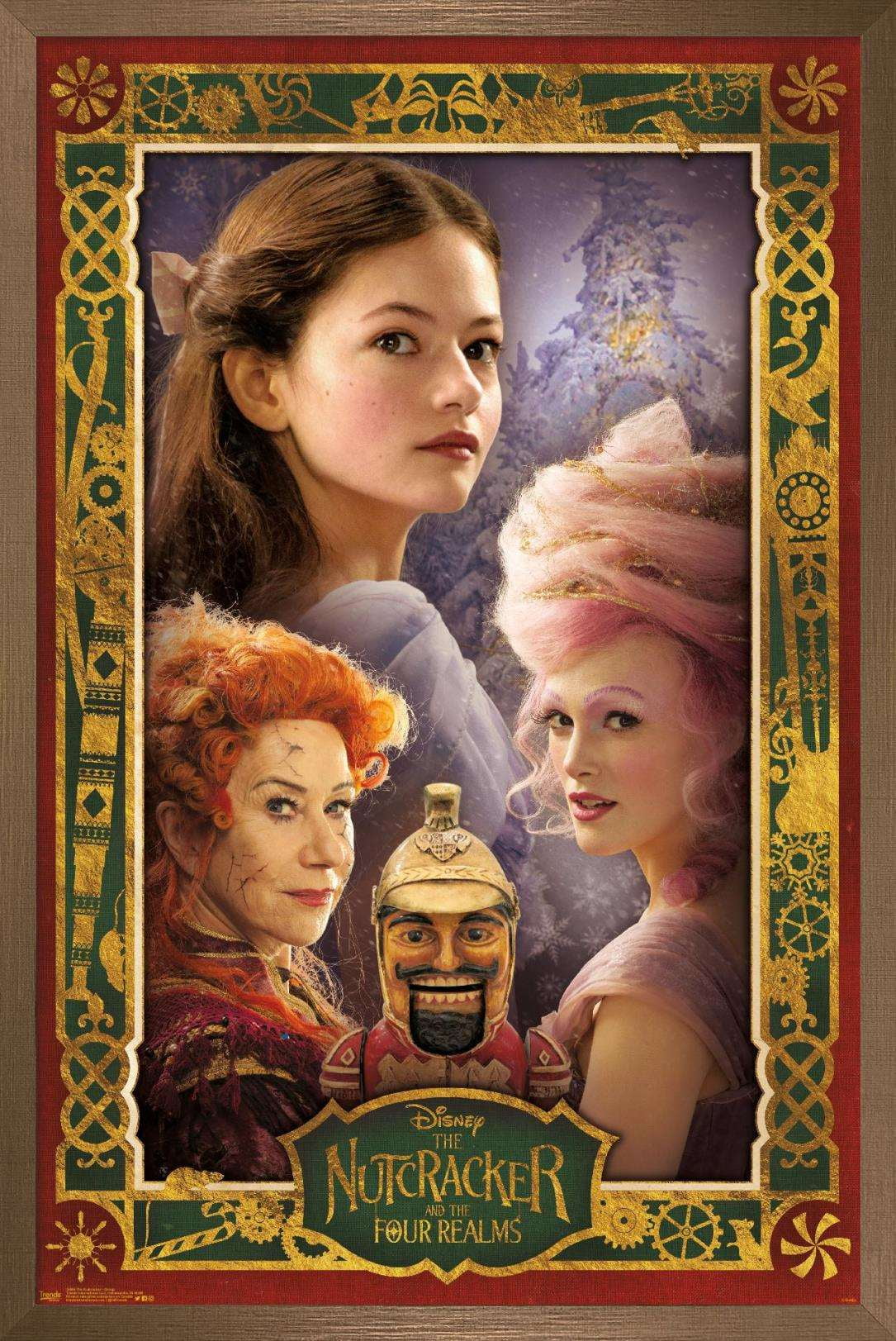 Disney The Nutcracker Group Wall Poster, 14.725" x 22.375", Framed