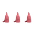 thumbnail image 4 of Sonducket Bolso bandolera para mujer con cremallera para facilitar el acceso Asross Body Bag Bolso pequeño para el pecho Bolso con correa rosa Type1 NO1, 4 of 6