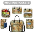 thumbnail image 2 of OBREWU Sunflower Womens Lunch Box for Work,Insulated Large Sunflower Lunch Bag for Women,Loncheras Para Mujer,Leakproof Adult Lunch Bag for Work,Beach,Travel,Picnic,Camping, 2 of 7