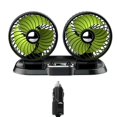 thumbnail image 4 of 1Pc 360 Degree Rotation 2Speed Cooling Cooler Usb 5V 12V 24V Double Head Car Fan, 4 of 6