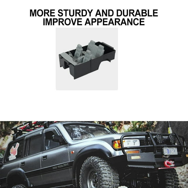 Ruiboury 1pcs 1/10 Plastic RC Car Shell Interior Decoration For LC80 Crawler Decor RC Car Accessories Replacement Parts RC Upgrade Part