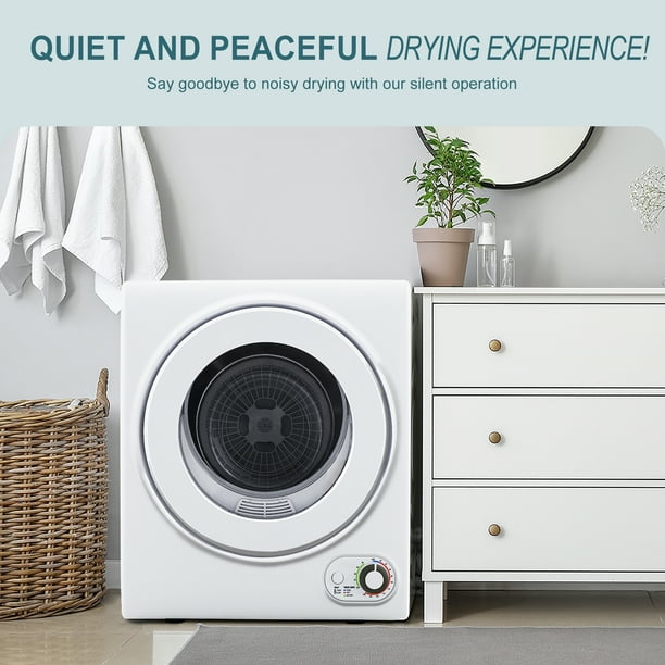 Simzlife 1.6 Cu. ft. Portable Clothes Dryer, Electric Laundry
