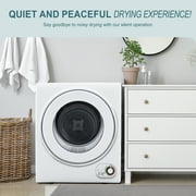 Simzlife 1.6 Cu. ft. Portable Clothes Dryer, Electric Compact Dryer Machine, 19.5 in W, 23.6 in H