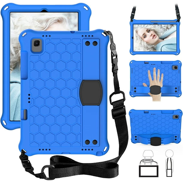 Funda para Niños para Lenovo Tab 4 10, Funda a Prueba de Golpes de EVA Ligera y No Tóxica Apta para Niños con Correa de Asa y Soporte, Cinturón para el Hombro para Lenovo Tab 4 Tableta de 10.1
