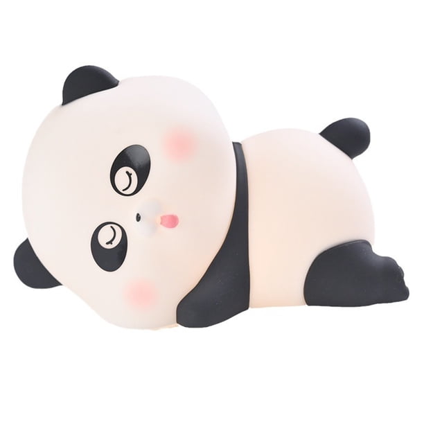 Lámpara Táctil Silicona Nocturna Lindo Panda Regalo Recargable para Y Bebés