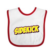 Inktastic Sidekick for Fathers Day Boys or Girls Baby Bib
